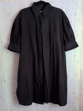 COS Black Shirt Dress